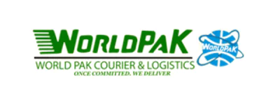 Worldpak Courier Transport Tracking Logo