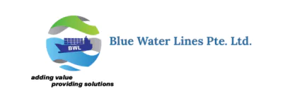 Blue Water Lines Tracking Logo