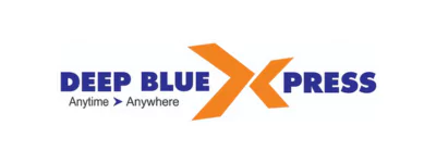 DeepBlue Xpress Logistics Tracking Logo